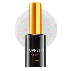 UV Hybrid Topfetti Clear 10ml.